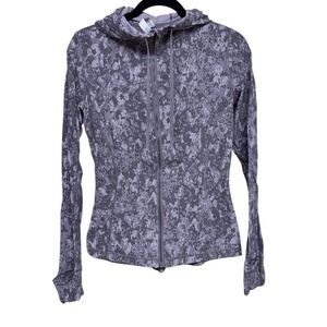 Lululemon Hooded Define Jacket *Nulu Hideaway Camo Lunar Rock Multi Women's Sz 8